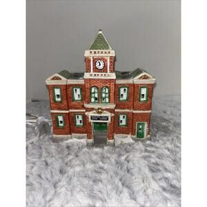 It's A Wonderful Life Holiday Village The Bedford Falls High School 1995 RARE